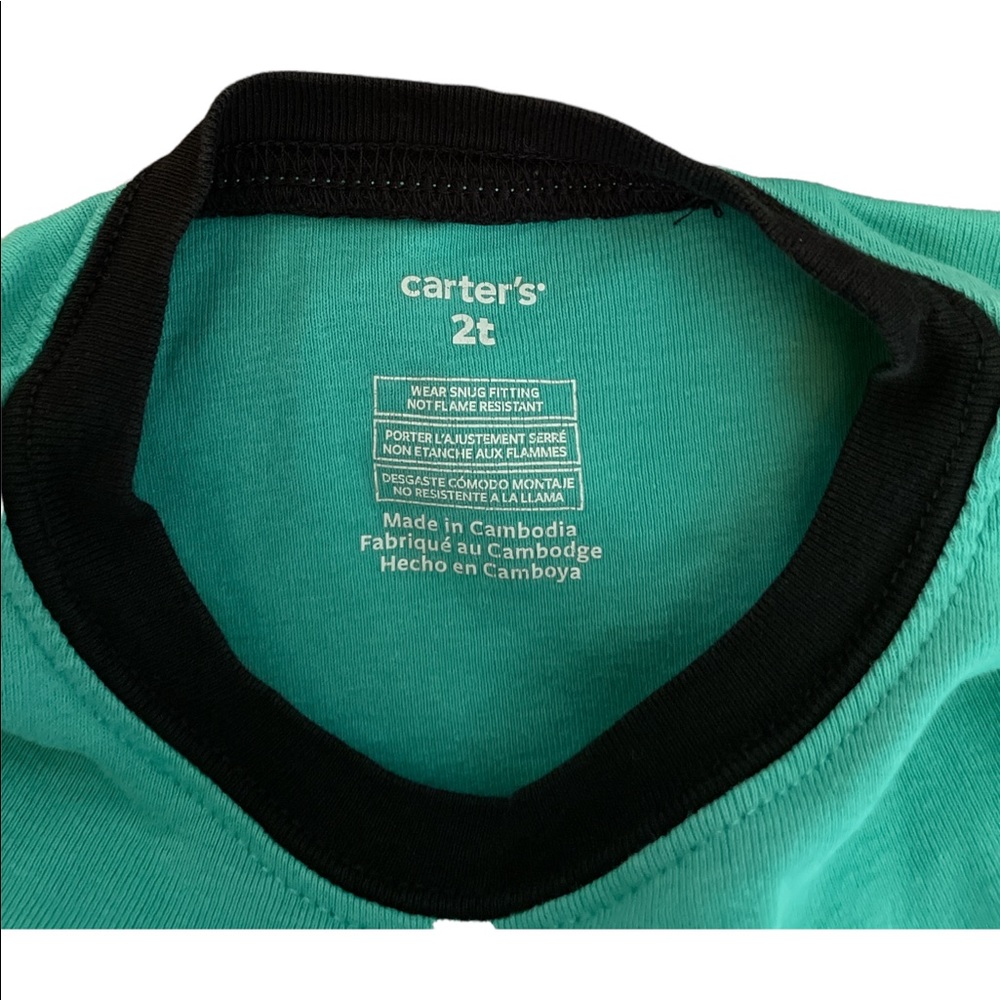2T 2 pc carters pajama set - Picture 2 of 2